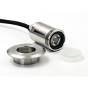 2646-D403 - Encastré béton Ø 52mm 3W 3000°K - Top INOX 3 fenêtres