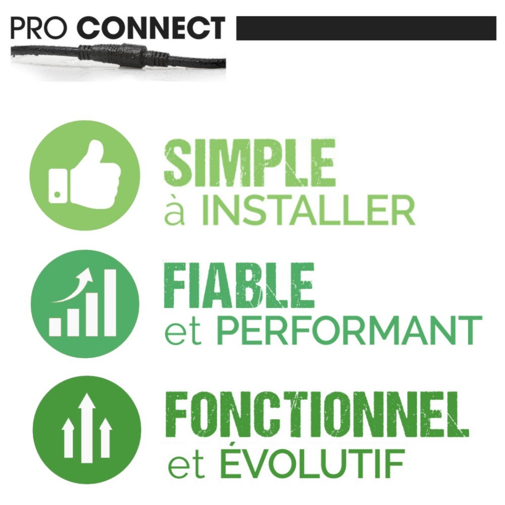 0330 - Connecteur "+" 3 sorties x2