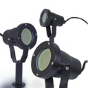 3416-Set3 - KIT 3 Projecteur Alu Noir TARGET10 - 4W