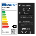 4035 - Eclairage Massif h80 cm Diffuseur Horizontal