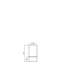 4231 - Plot Lumineux Ø 11,4cm + Piquet Ht 20cm