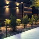 4615 - Potelet TITAN, Noir - Ht 70 cm