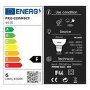 4615 - Potelet TITAN, Noir - Ht 70 cm