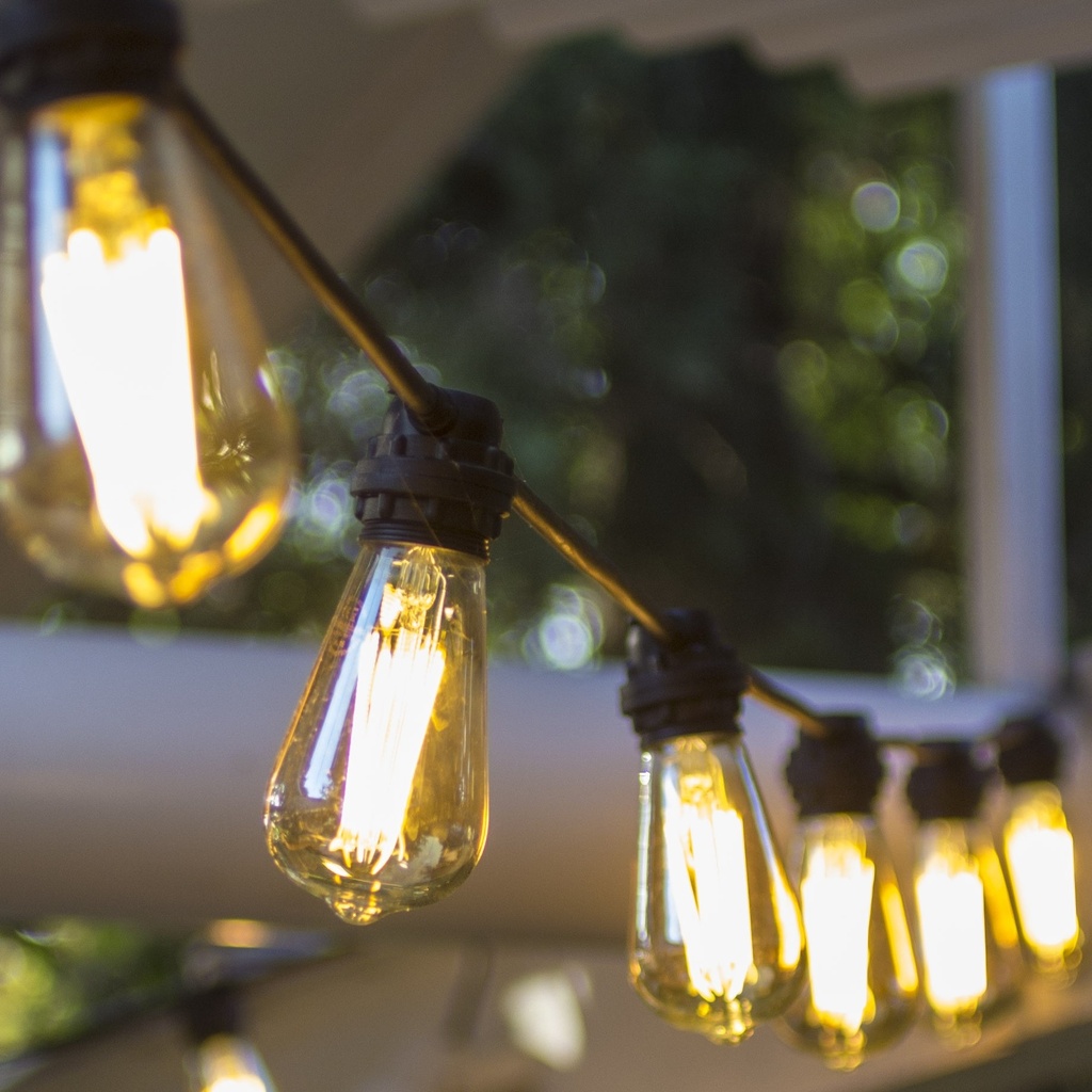 8502-G46 - Guirl. 1,5m 3xE27/ST64 Fil 2200K