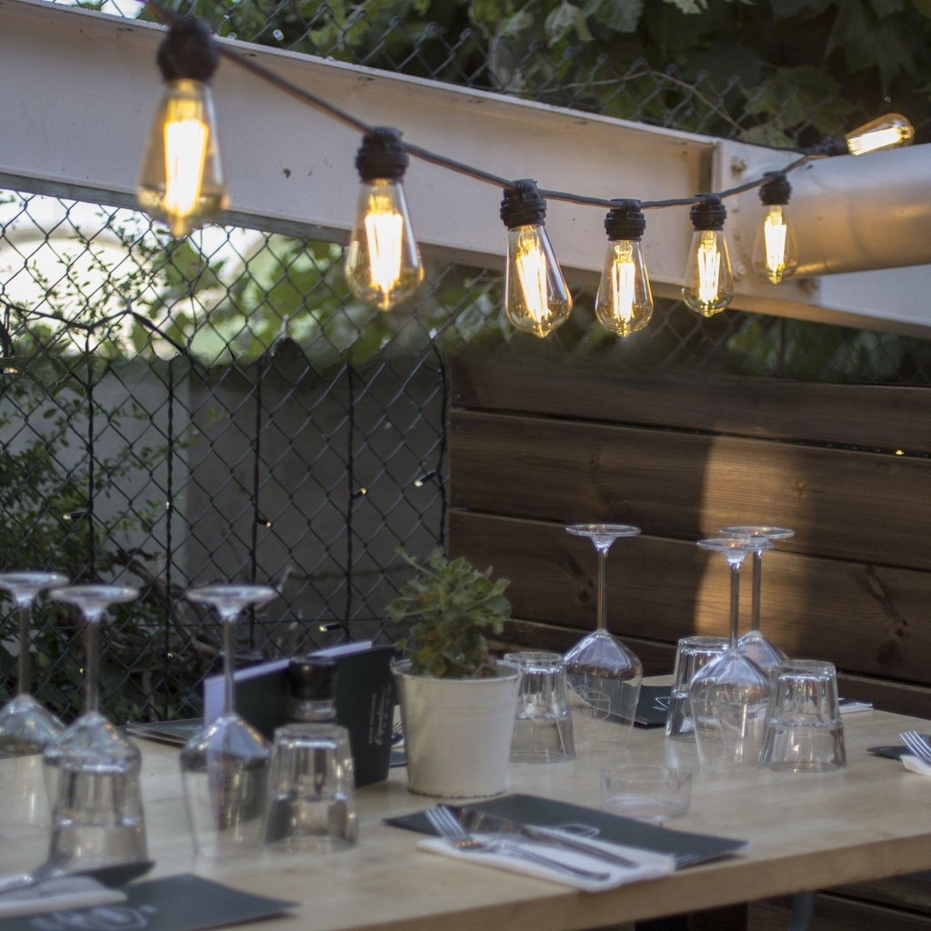 8503-G46 - Guirl. 3m 6xE27/ST64 Fil 2200K