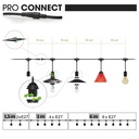 8603-C720 - Guirlande (Extension) 3m 4xE27/ST64 Fil 2700K