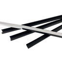 F611 - 4 Glissières Alu 1.20 m pour Bande led (1116-1186)