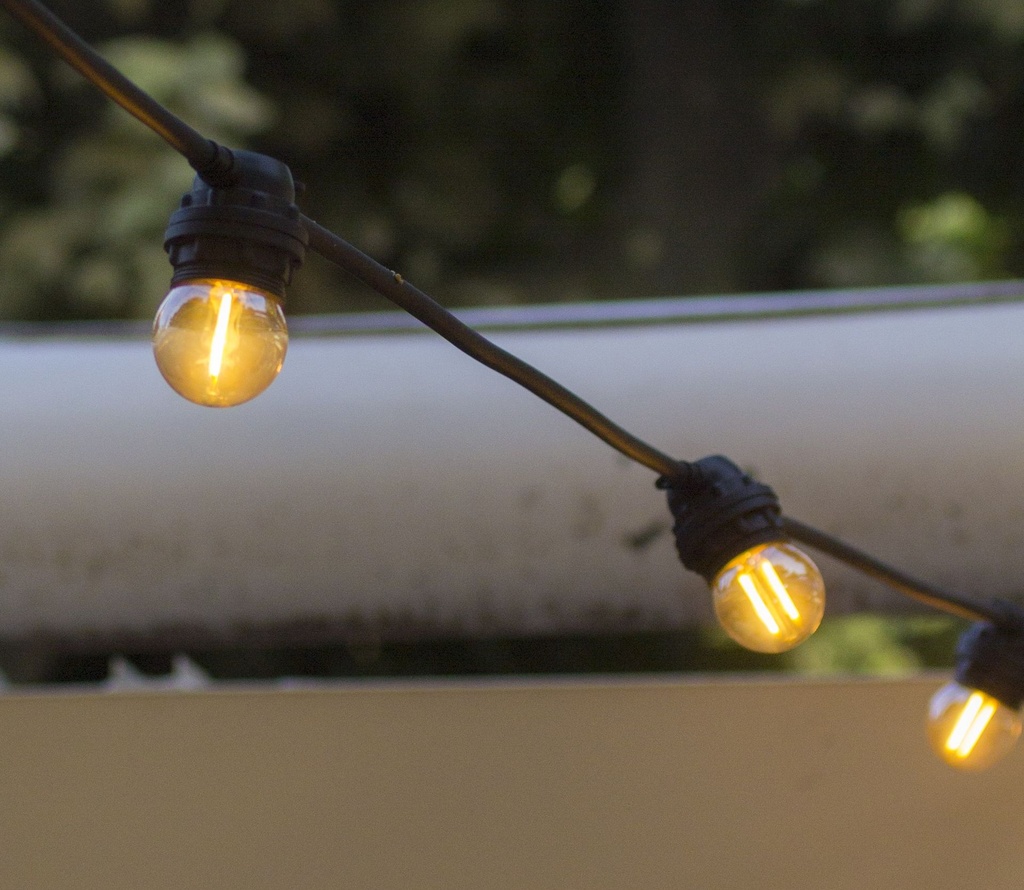 G31 - Amp. E27/G45 Fil. LED 1W 1700K - Antic