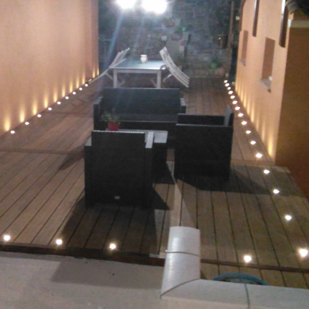 2026 - 6 Spots encastrés pour bois Ø4.5cm - 3000°K