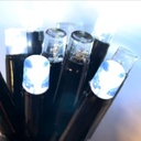 9523 - EXTENSION - Guirlande 60 LEDS (Flash) - 6 m - Fil Noir - Blanc Froid 6500°K