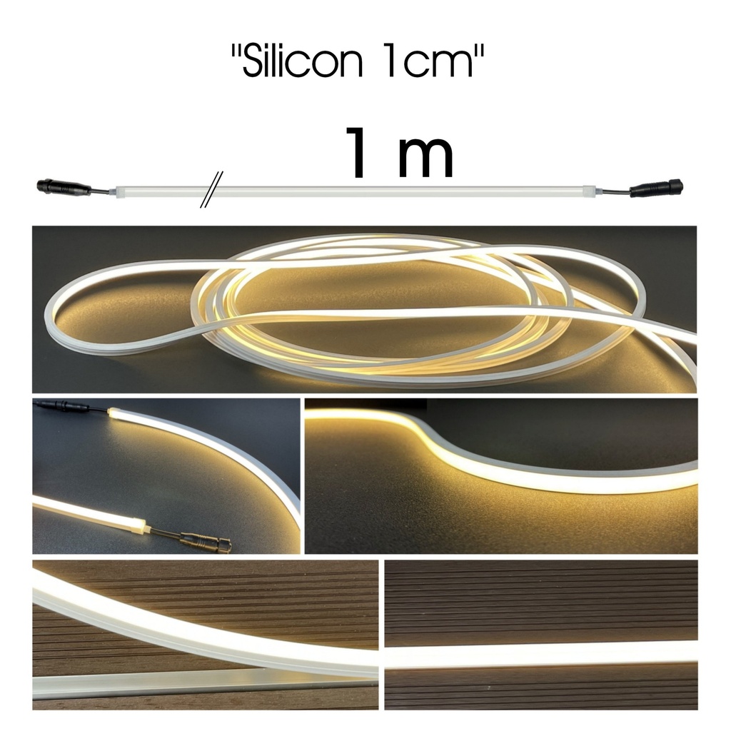 1116 - Bandeau Lumineux Silicone - 1 m (in+out)