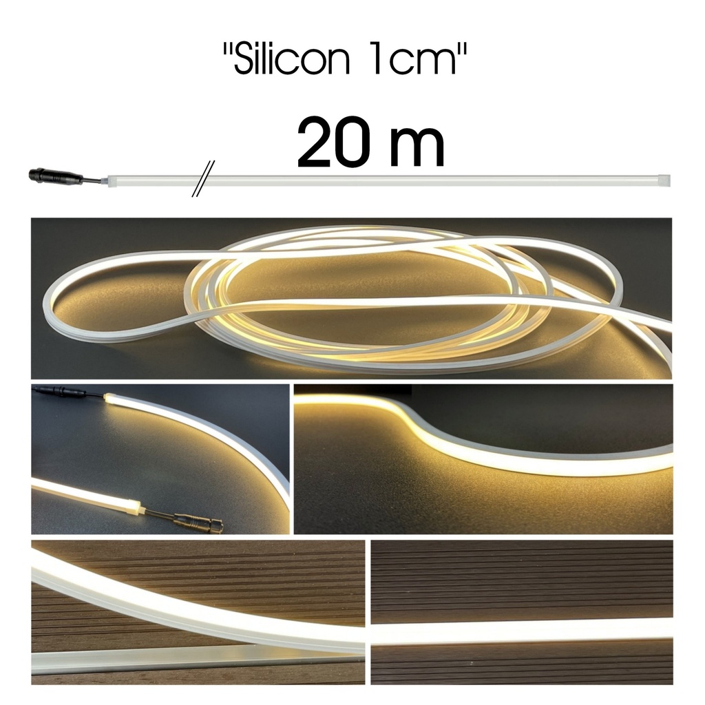 1186 - Silicone Light Strip - 20 m (in)