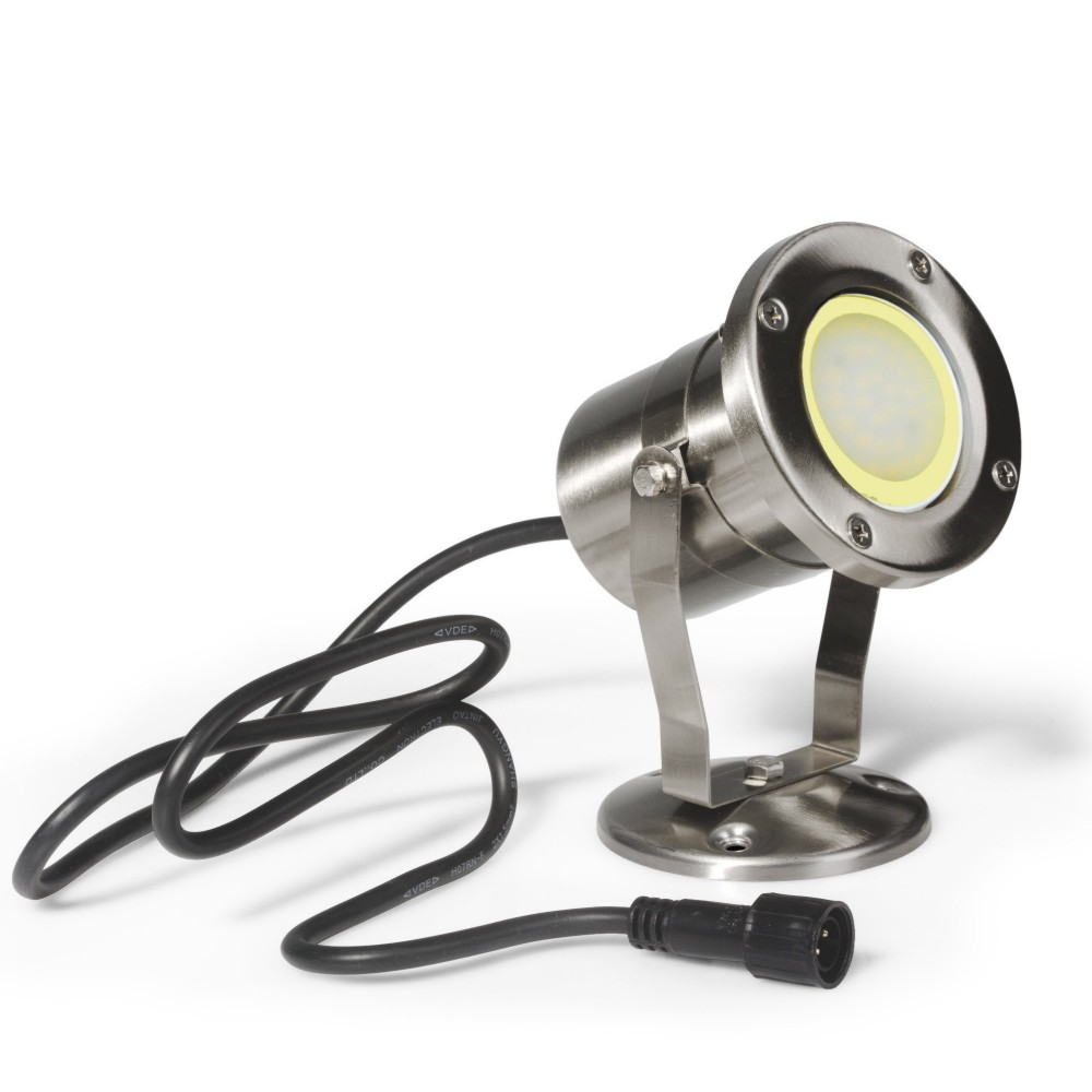 3476 - NAUTILUX 20 Tauchscheinwerfer – Edelstahl IP68 (2 m) – 6,5 W